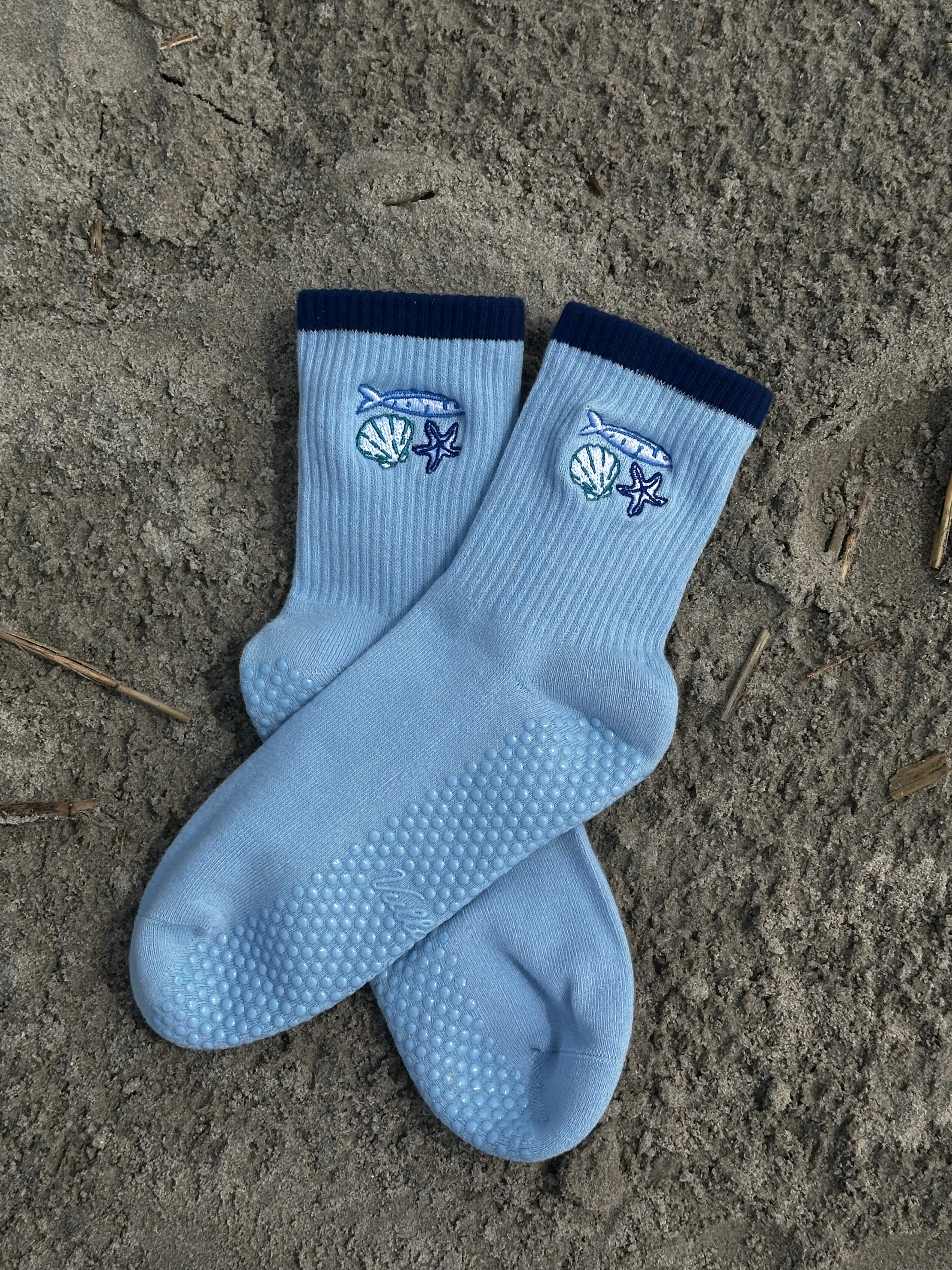 Coastal Muse Grip Sock