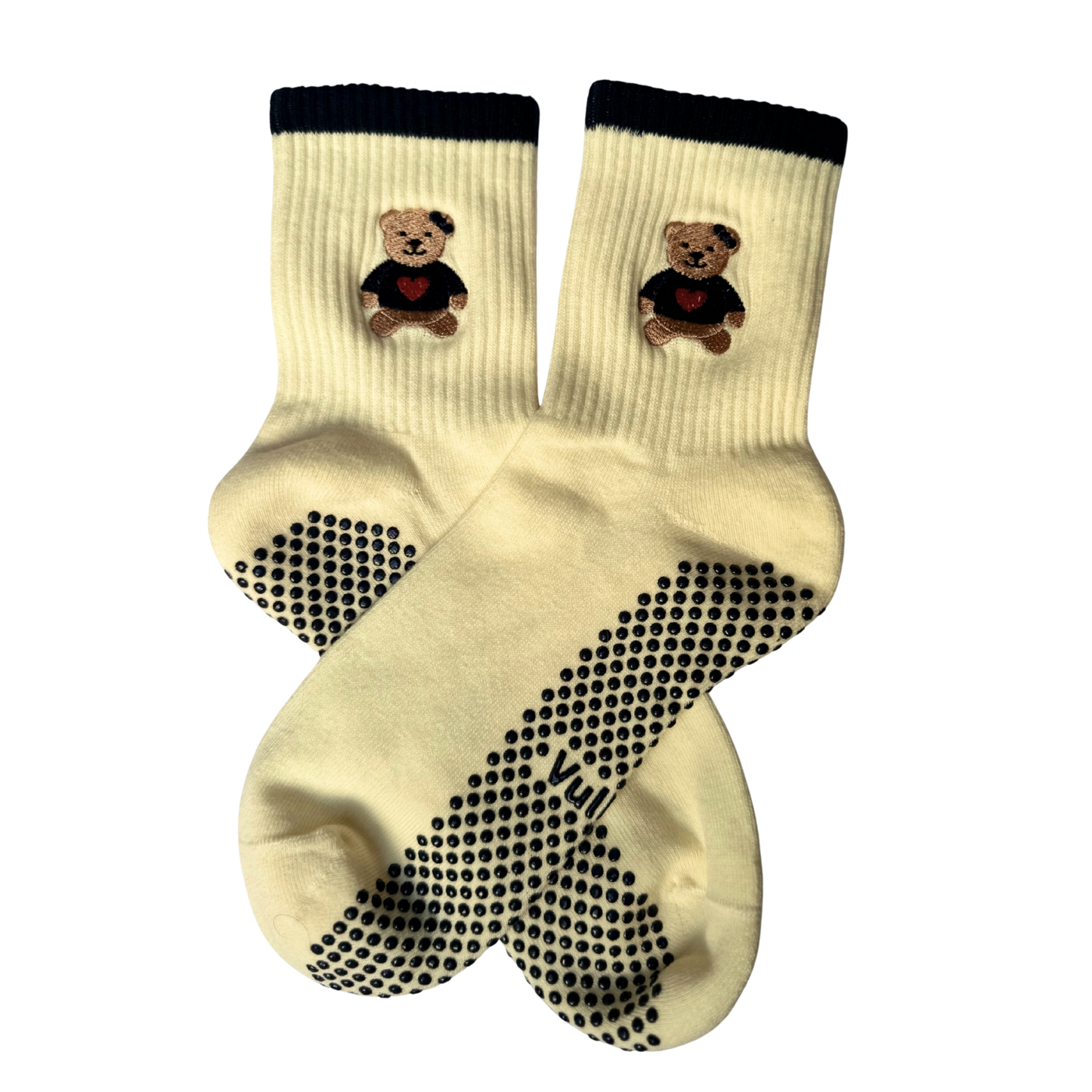 Cozy Teddy Grip Sock