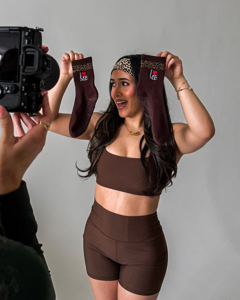 Love Me Wild Grip Sock