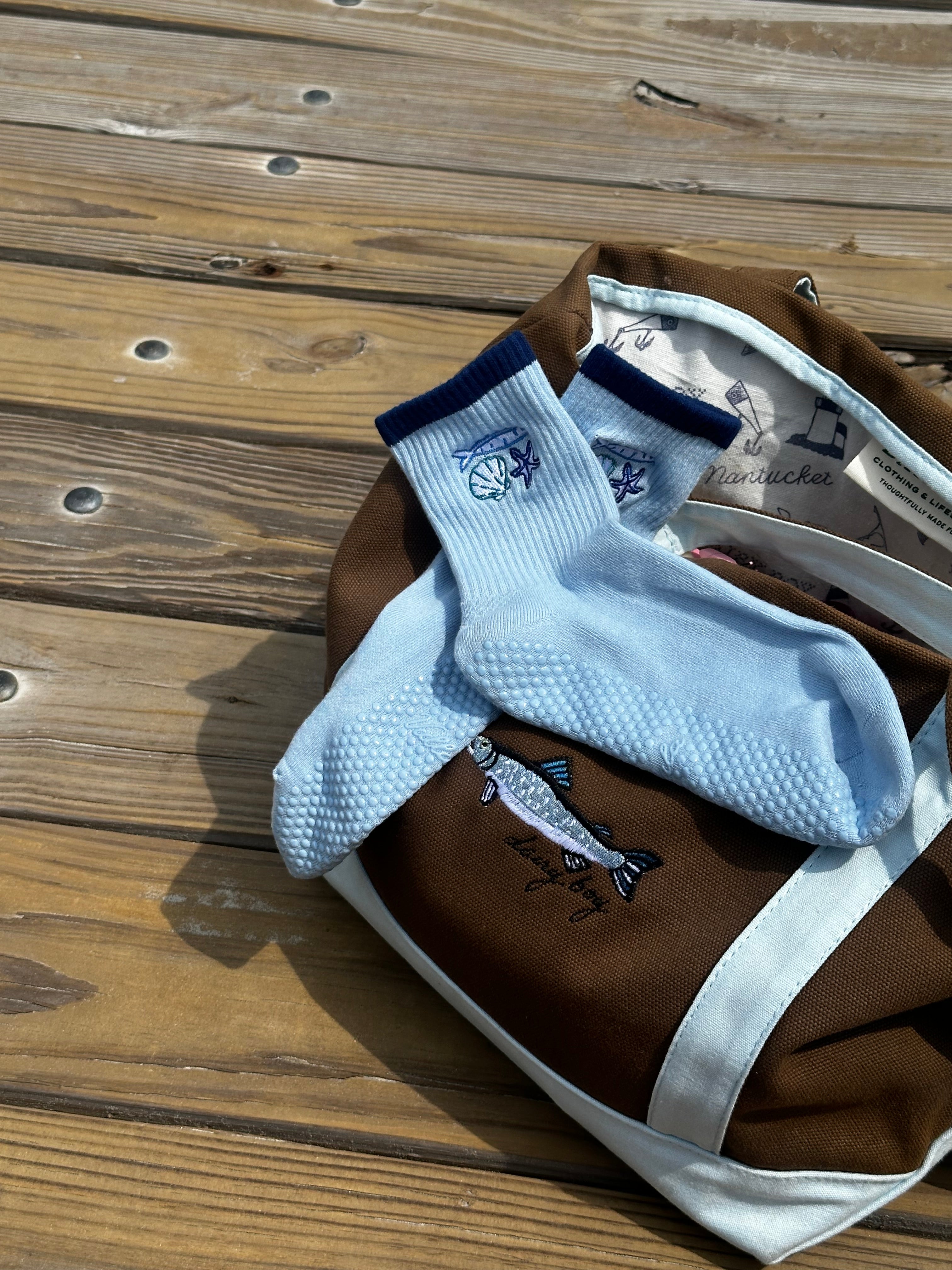 Coastal Muse Grip Sock