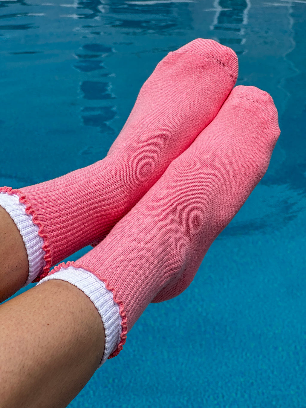 The Double Layered Grip Sock – Guava