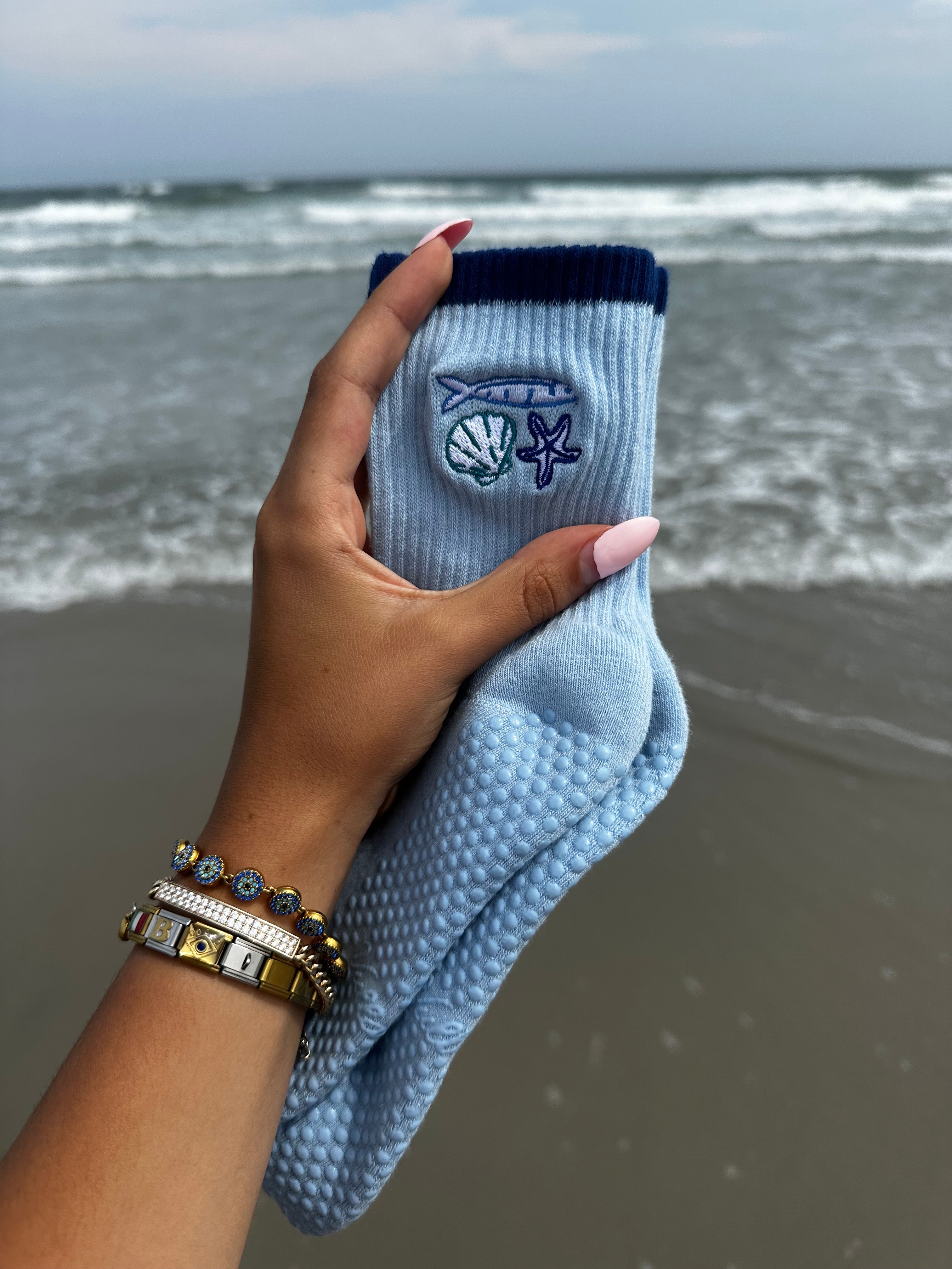 Coastal Muse Grip Sock