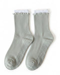 The Double Layered Grip Sock – Oyster