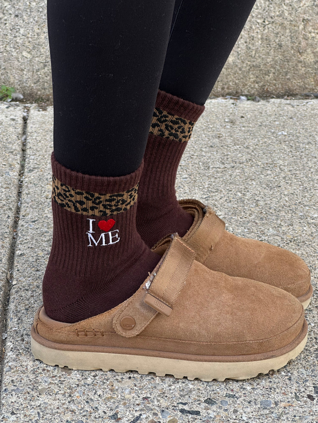 Love Me Wild Grip Sock