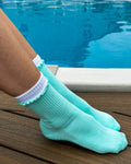 The Double Layered Grip Sock – Poolside