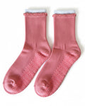 The Double Layered Grip Sock – Guava