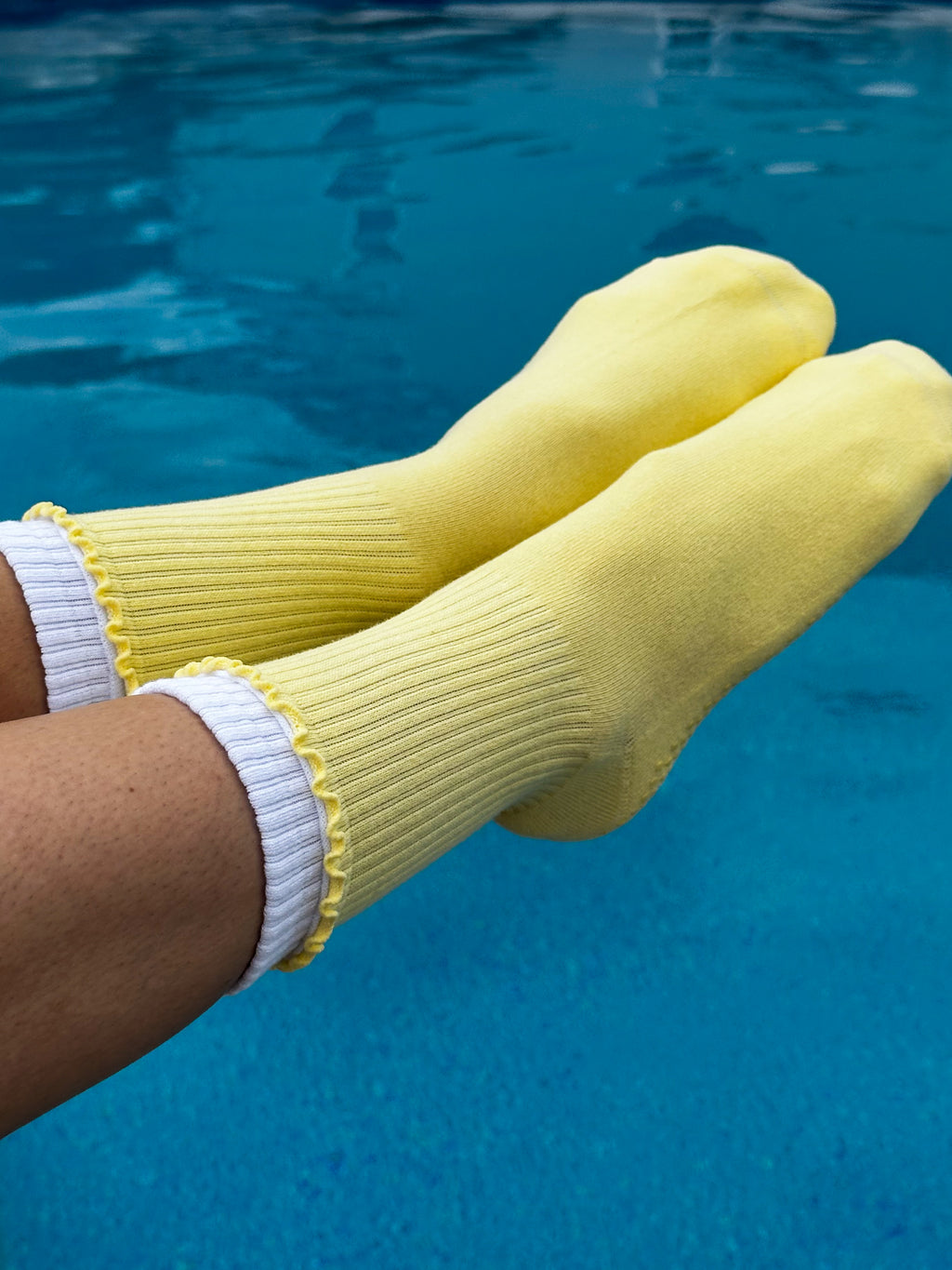 The Double Layered Grip Sock – Limoncello