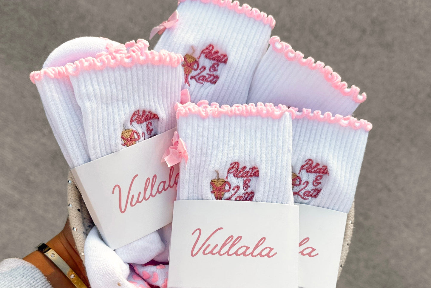 Pilates & Lattes Grip Sock