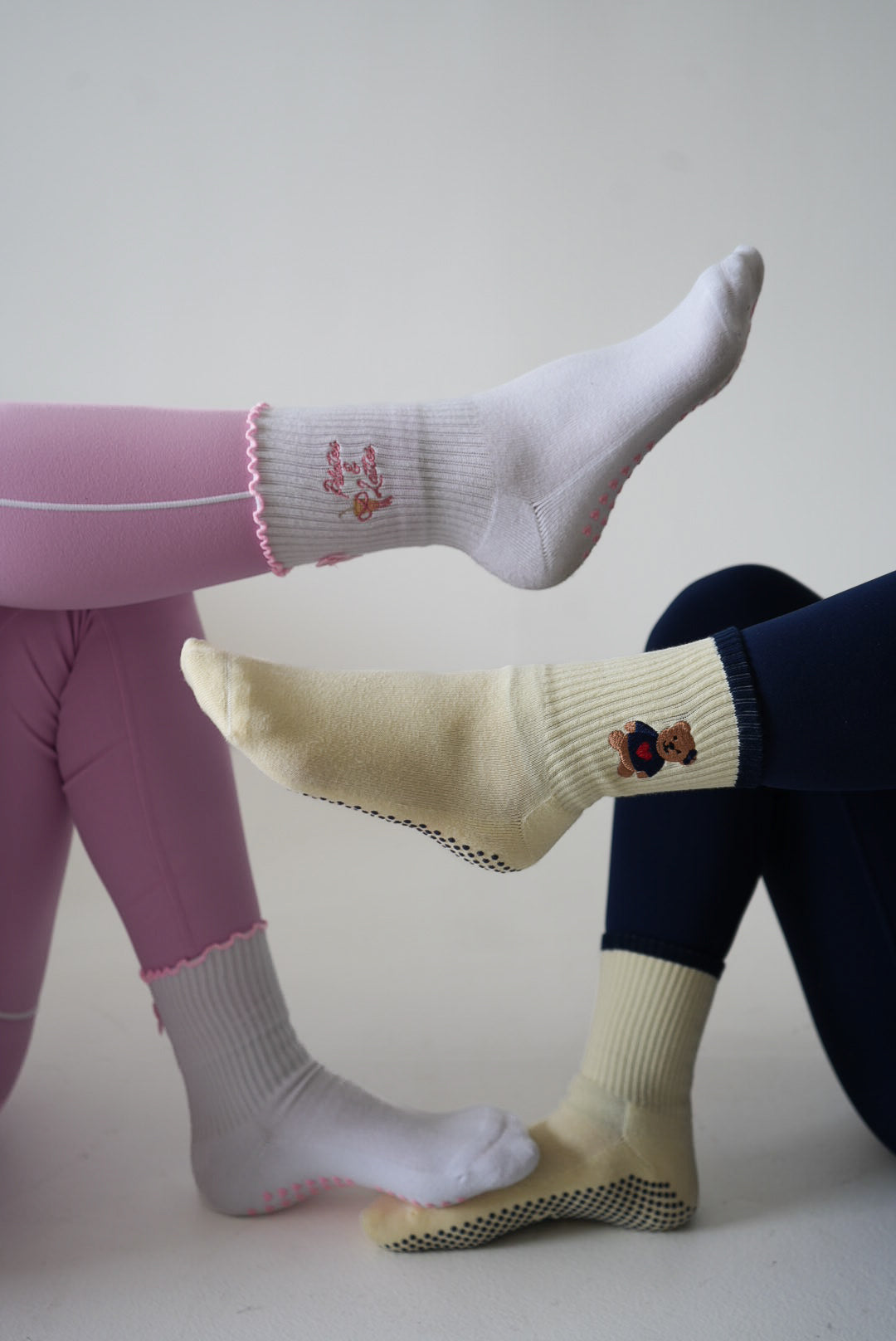 Cozy Teddy Grip Sock