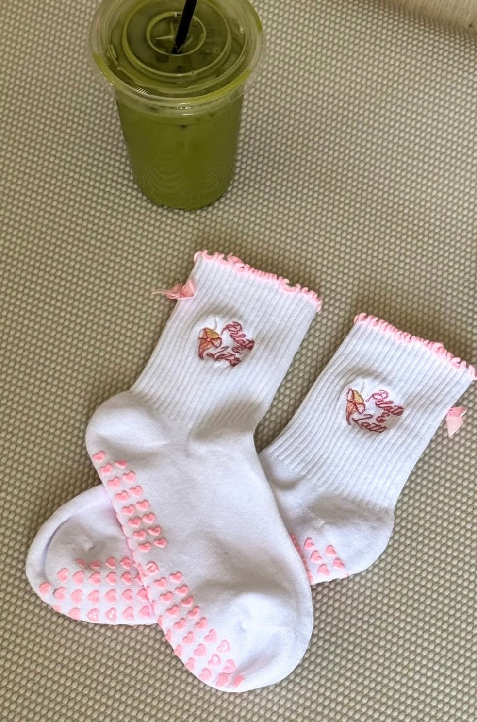 Pilates & Lattes Grip Sock